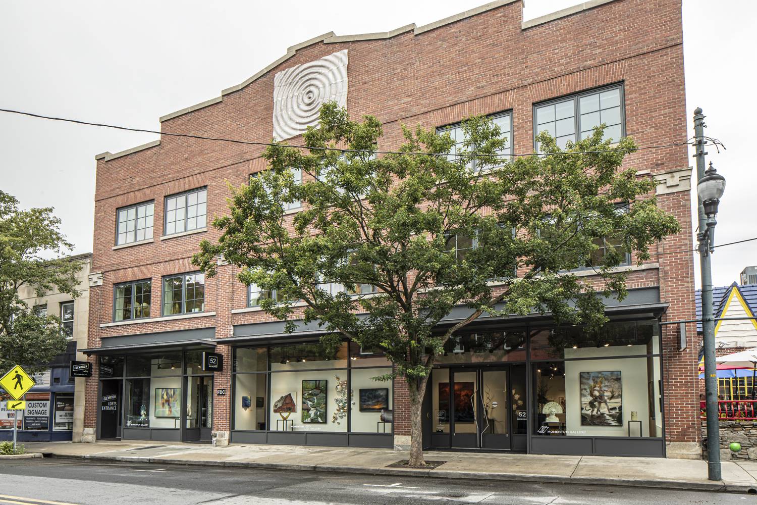 A look inside the adaptive reuse of 52 Broadway, now home to Momentum Gallery